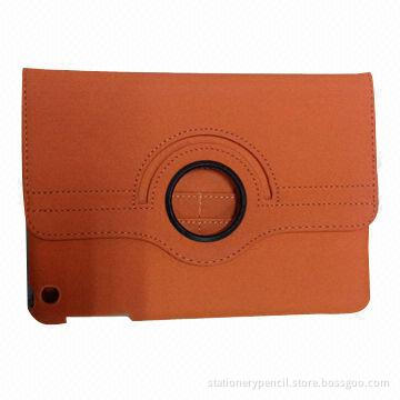 PU Leather Case for iPad Mini, Small Pockets Available to Hold Customer's Business Cards and Money